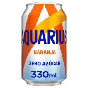Aquarius Zero Azúcar Naranja lata 330 ml