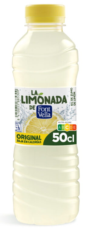 Limonada de Font Vella Limón - botella 50 cl