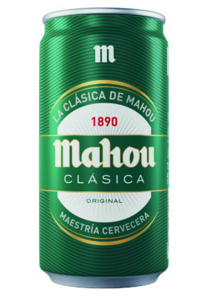 Lata sleek Cerveza Mahou Clásica 25 cl