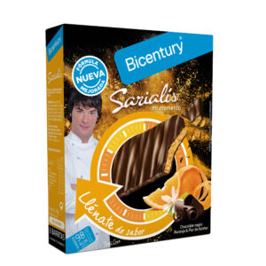 Barrita multicereales con chocolate negro sabor naranja Bicentury
