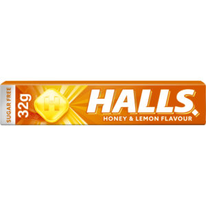 Caramelos Halls sabor miel y limón sin azúcar 32 g
