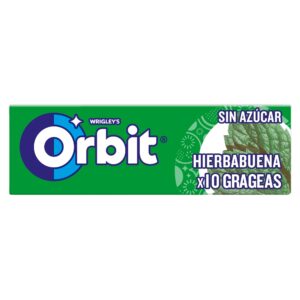Chicles Orbit sin azúcar de hierbabuena