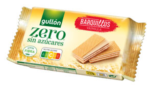 Barquillos de vainilla Gullón Zero