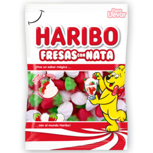 Fresas con nata HARIBO 100 g