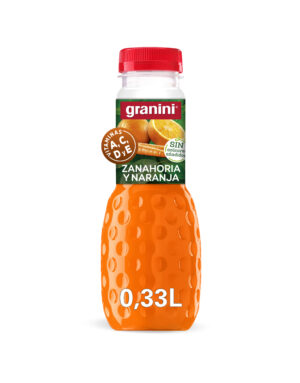 Néctar de Naranja y Zanahoria de Granini botella 0,33 l