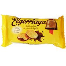Galletas con crema de chocolate Elgorriaga