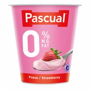Yogur Pascual sabor fresa desnatado
