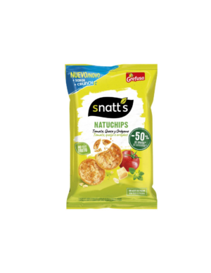 Natuchips tomate, queso y orégano de Snatt's