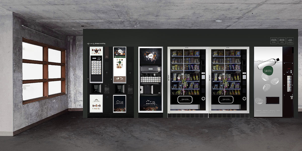 Vending saludable en coffee corners en industria